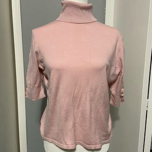 Pale Pink Turtleneck